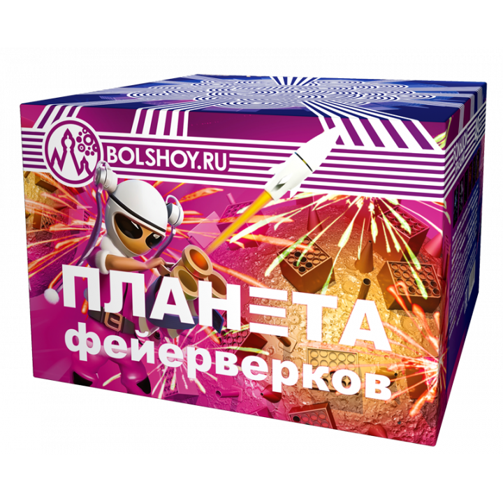 Купить Мощные батареи салютов Планета фейерверков в Бердске